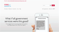 Desktop Screenshot of codeforamerica.org